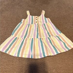 Carter’s Baby Girl Dress Striped Sleeveless Dress size 9 months